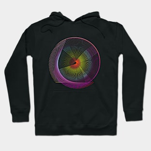 Galaxy spaceship lineart geometric Hoodie